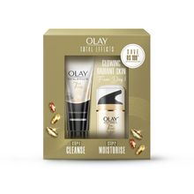 Olay Total Effects Gift Pack - Day Cream & Cleanser, Fights 7 Signs of Ageing With Niacinamide