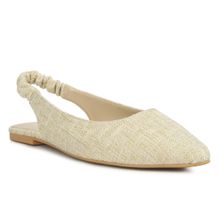 London Rag Solid Beige Ballet Flats