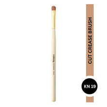 Kayanara KN19 - Cut Crease Brush for Creating Sharp, Defined Crease Lines with Eyeshadow & Concealer
