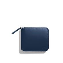 DailyObjects Ultramarine Blue Vegan Leather Zip Wallet