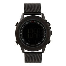 Gio Collection Men's Black Round Digital Watch