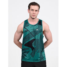 SKECHERS Men FIRFLY AOP Tank Top Teal