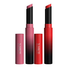 Maybelline New York Color Sensational Ultimattes Lipstick Combo - More Mauve + More Buff
