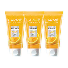 Lakme Blush and Glow Lemon Gel Face Wash Combo