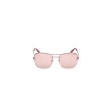 Emilio Pucci Rose Gold Metal Half Rim Square Women Sunglasses (Ep0225 56 72U) (56)