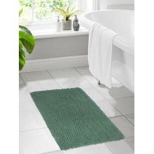 BIANCA Thick Shaggy Anti Slip Bath Mat -Green (Large)