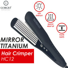 Gorgio Professional Mirror Wide Professional Hair Crimper - HC12