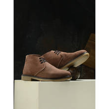 CARLO ROMANO Men Casual Leather Chukka Boots Brown