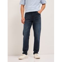 THE BEAR HOUSE Men Slim Fit Dark Blue Cotton Jeans