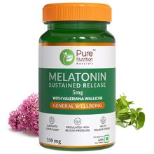 Pure Nutrition Melatonin 5mg Melatonin Tablets For Good Sleep