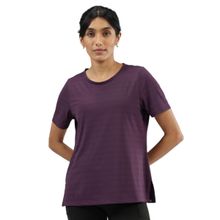 BlissClub Purple Most Breathable Slit Top