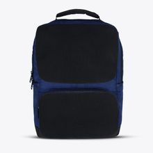 BadgePack Designs Laurent Backpack - Navy Blue Bag with 5 printed Badges