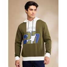 Being Human Men's Olive Hoodies