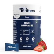 Man Matters Biotin Hair Gummies For Hair Growth With Multivitamin & Zinc