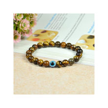 NVR Brown Natural Round Tiger Eye Bracelet