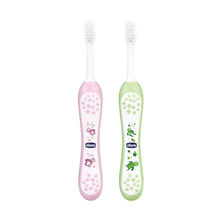 Chicco Toothbrush - Set Pink + Green for 6M-36M