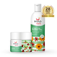 Mylo Care Stretch Marks Combo Day & Night Kit with Stretch Marks Cream & Oil