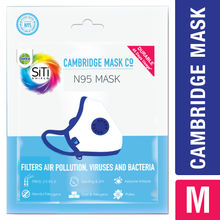 Dettol Cambridge Basic N95 Anti-Pollution Mask, Navy Blue - Medium