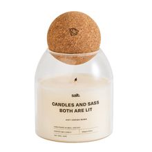Salt. Oral Care Sweet Surprise Hot Cross Buns Cinnamon Scented Candle