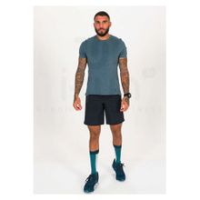 On Men Black Polyester Blend Sports Shorts