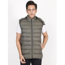 SPIRIT Men's Solid Sleeveless Jacket