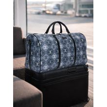 ESBEDA Blue Logo Printed Weekender Travel Duffle Bag (L)