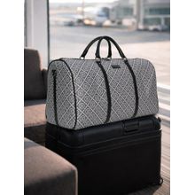 ESBEDA Grey Logo Printed Stylish Travel Duffle Bag (L)