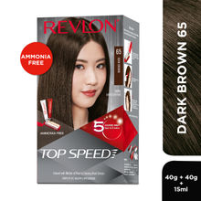 Revlon Top Speed Hair color Woman- Dark Brown 65