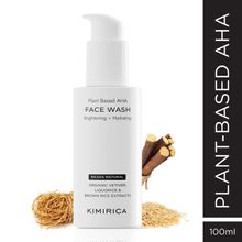 Kimirica Plant Powered AHA Face Wash For Bright And Hydrated Skin