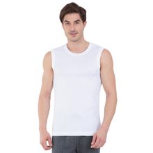 Jockey White Gym Vest - Style Number- 9930