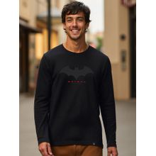 Bewakoof Official DC Men's Black Batman Graphic Printed T-shirt