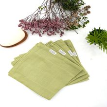 Doctor Towels Aloevera Double Cloth Face Towel Pack of 4 - Aloe Green (S)