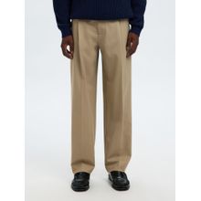 SELECTED HOMME Beige Loose Fit Flex Trouser