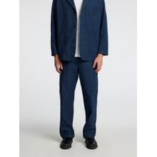 SELECTED HOMME Navy Blue Loose Fit Cargo Dark Blue Trouser