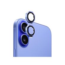 GRIPP 2N1 Focal Octagon Camera Lens Protector for iPhone 16 & iPhone 16 Plus (2024) - Blue