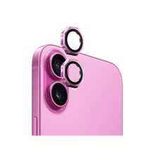 GRIPP 2N1 Focal Octagon Camera Lens Protector for iPhone 16 & iPhone 16 Plus (2024) - Pink
