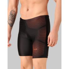 Viva Swimming Black OMSJ-335 Mens Printed Swimming Jammer
