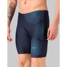 Viva Swimming Navy Blue OMSJ-335 Mens Printed Swimming Jammer