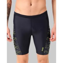 Viva Swimming Navy Blue OMSJ-336 Mens Printed Swimming Jammer