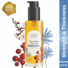Sacred Grove Nourishing Hair Oil Coffee Bean & Blackseed For Strengthening Dry Damaged Hair