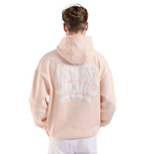 Rare Rabbit Laurl Light Pink Typography Hoodie