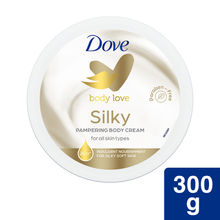 Dove Body Love Silky Pampering Body Cream Silky Soft Skin Paraben Free