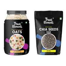 True Elements Instant Oats & Raw Chia Seeds - Helps Boosts Collagen Level