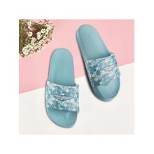 Red Tape Women Blue Eva Comfort Sliders
