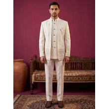 Jompers Men Ethnic Jacket With Bandhgala And Trouser