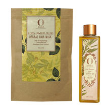 Ohria Ayurveda Powerful Tresses Combo - Hair Mask + Cold Pressed Raw Sesame Oil