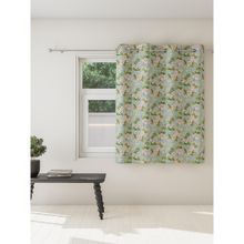 Ddecor Live Beautiful 5Ft Readymade Eyelet Window Curtain, Green