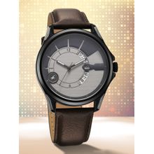 Fastrack Brown Strap Round Dial Watch for Men ( 3323QL01 ) ( M )