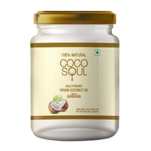 Coco Soul Cold Pressed Virgin Coconut Oil, Pure & Unrefined, From the Makers of Parachute Jar