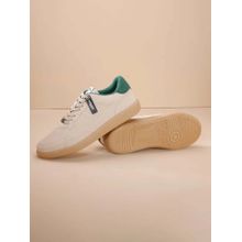 WROGN Men Cream Vesper Oat Sneakers